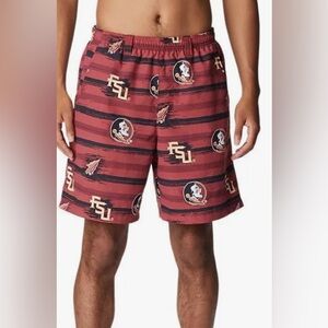Columbia PFG FLORIDA STATE UNIV. Mens swim shorts NWT! Size Small  30 UPF